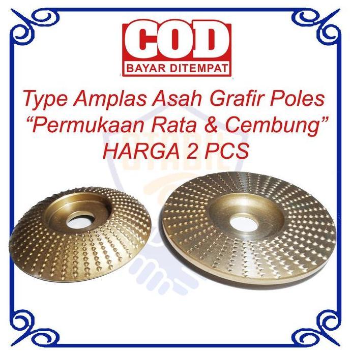 GIVICIL Mata Gerinda Gergaji Serut Kayu Rata Cembung Mata Gerinda Carving Saw Wood Shaping 2 pcs Bah