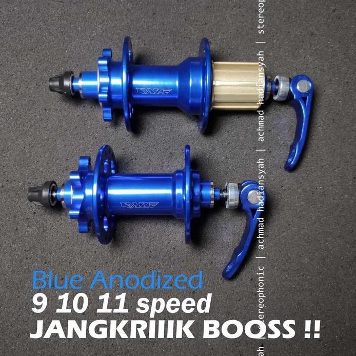 Ready Hub Freehub RAZE 32 Hole RAZE Hub Freehub 32H Hub RAZE BIRU 32 Hole Freehub RAZE 32H BLUE