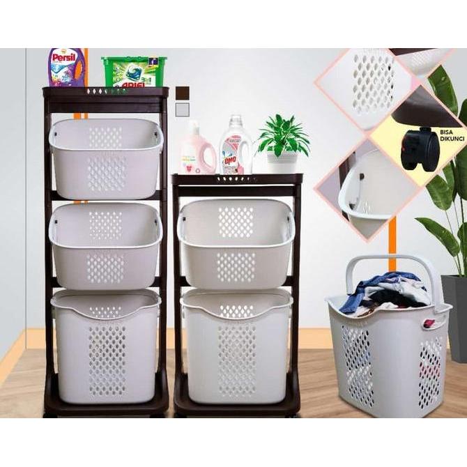 NEW KERANJANG BAJU LAUNDRY TABITA TEMPAT BAJU KOTOR ORI