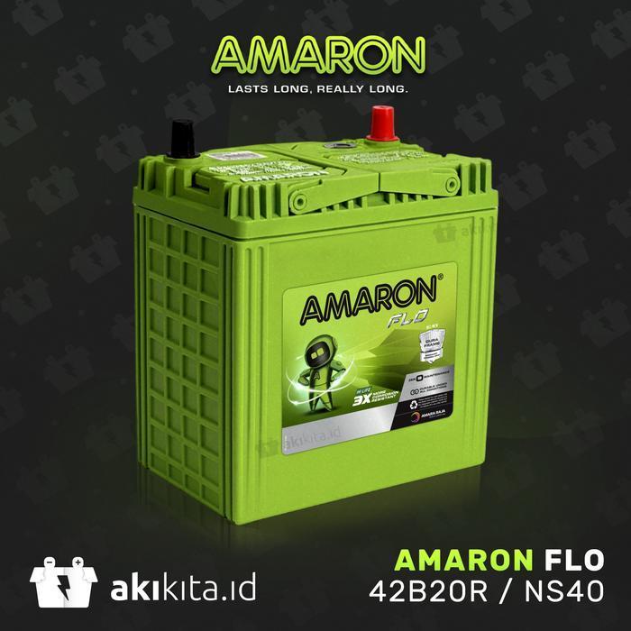 Aki Mobil Mf Amaron Hi-Life Flo 42B20R / Ns40R Akikita Id Toyota Avanza (Sebelum Tahun 2022), Toyota