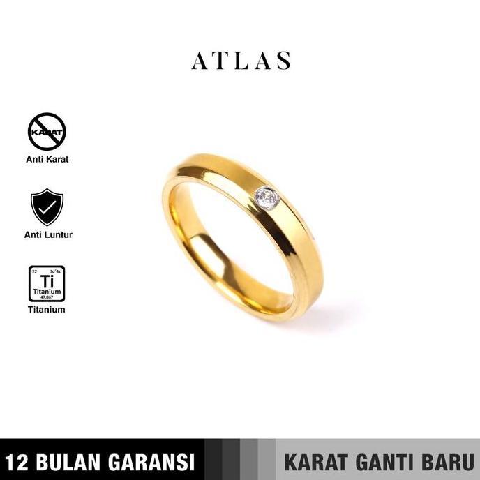 Youboy- Emrys Atlas Ring Cincin Titanium Pria Wanita