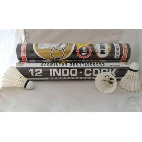 Indahshopseller - Shuttlecock Badminton Indocock Hitam / Bola Bulutangkis Indocock Hitam