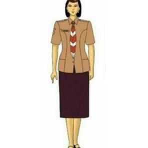 BAJU PRAMUKA PEREMPUAN PEMBINA PENEGAK PENDEK BAJU PRAMUKA GURU PEREMPUAN SERAGAM PRAMUKA KUARNAS PR