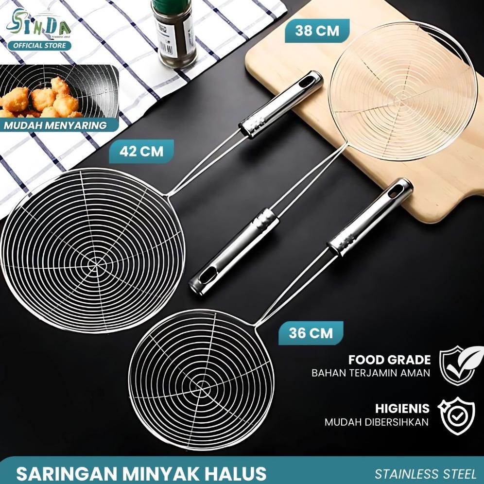 Saringan Tirisan / Serok Inox Masakan Kerupuk Stainless Steel