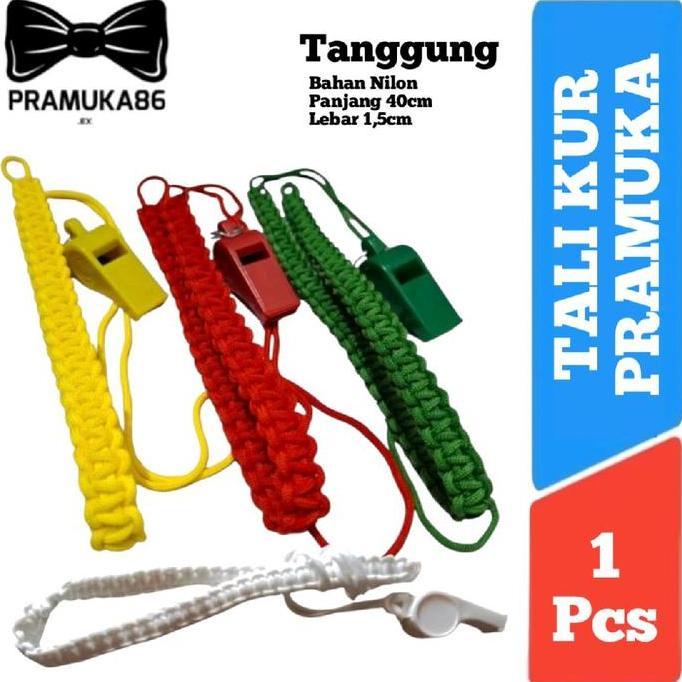 Talikur Pramuka Tanggung + Pluit / Tali Peluit Pramuka  / Tali Pluit Pramuka Tanggung  / Tali Koor P