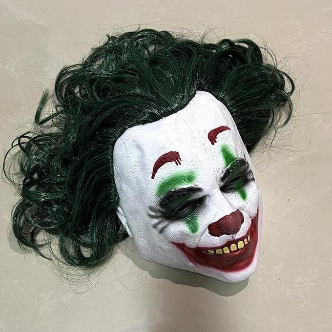 TOL-31 topeng latex karet full head badut joker halloween mask