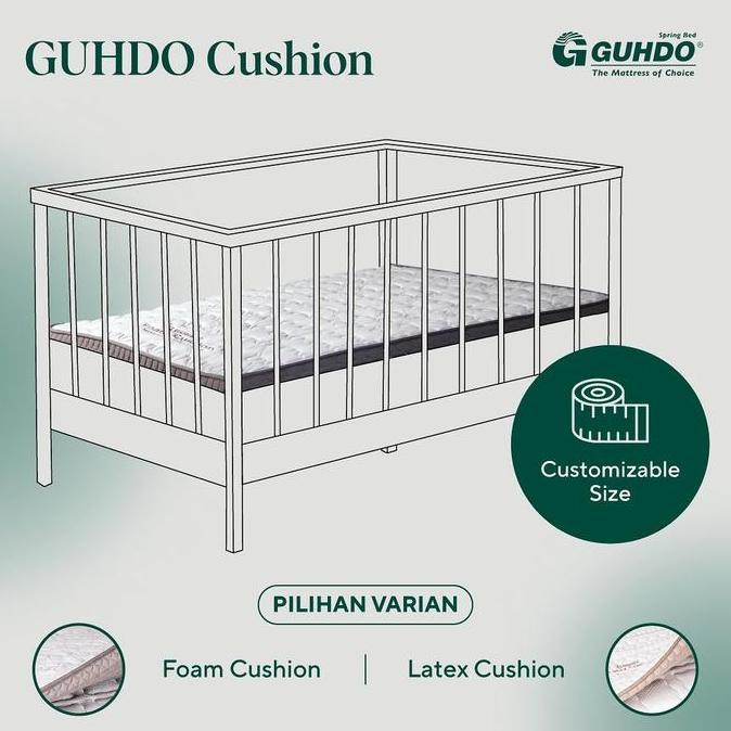 TERLARIS TOPPER GUHDO FOAM CUSHION - 140 X 200 CM / PELAPIS KASUR / KASUR LIPAT