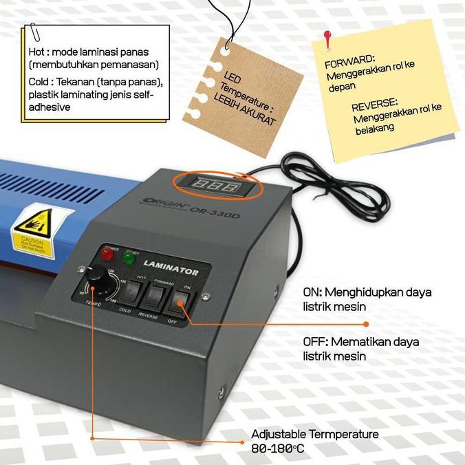 Mesin Laminating Origin Or-330