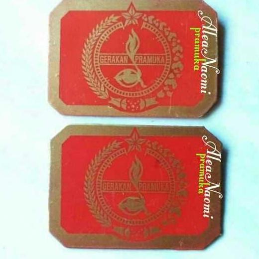 tanda topi pramuka mika pramuka penggalang putra