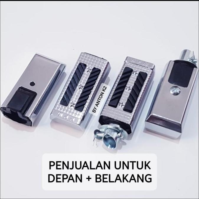 TERBARU - FOOTSTEP/STEP PIJAKAN KAKI DEPAN BELAKANG MOTOR SUPRA/SUPRA X/FIT NEW