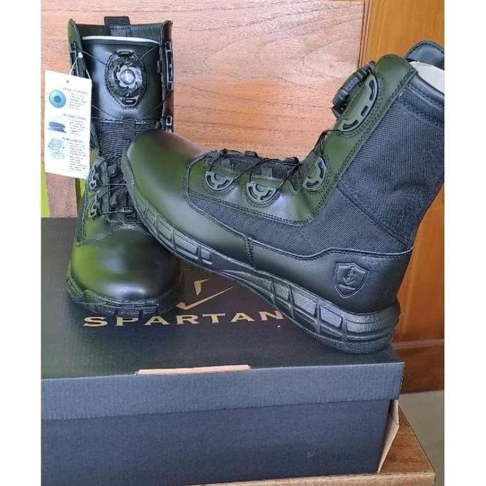 Sepatu PDL Extrack Tactical dan Spartan Tali Putar