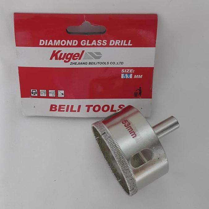 TERLARIS KUGEL MATA BOR KACA 53 MM - DIAMOND CORE FOR GLASS 53 MM