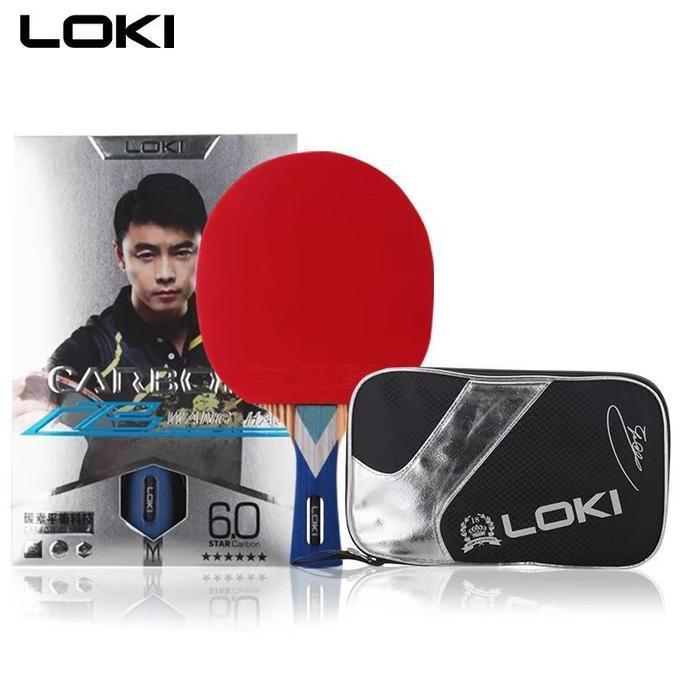 NEW Bet Pingpong Bet Tenis Meja Bat Pingpong Loki 6star Carbon ORIGINAL