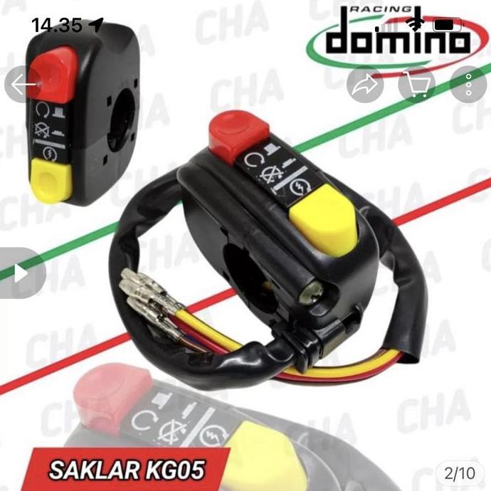 Saklar Switch KananOnOff Plus Starter Domino Satria Fu Vixion X ri