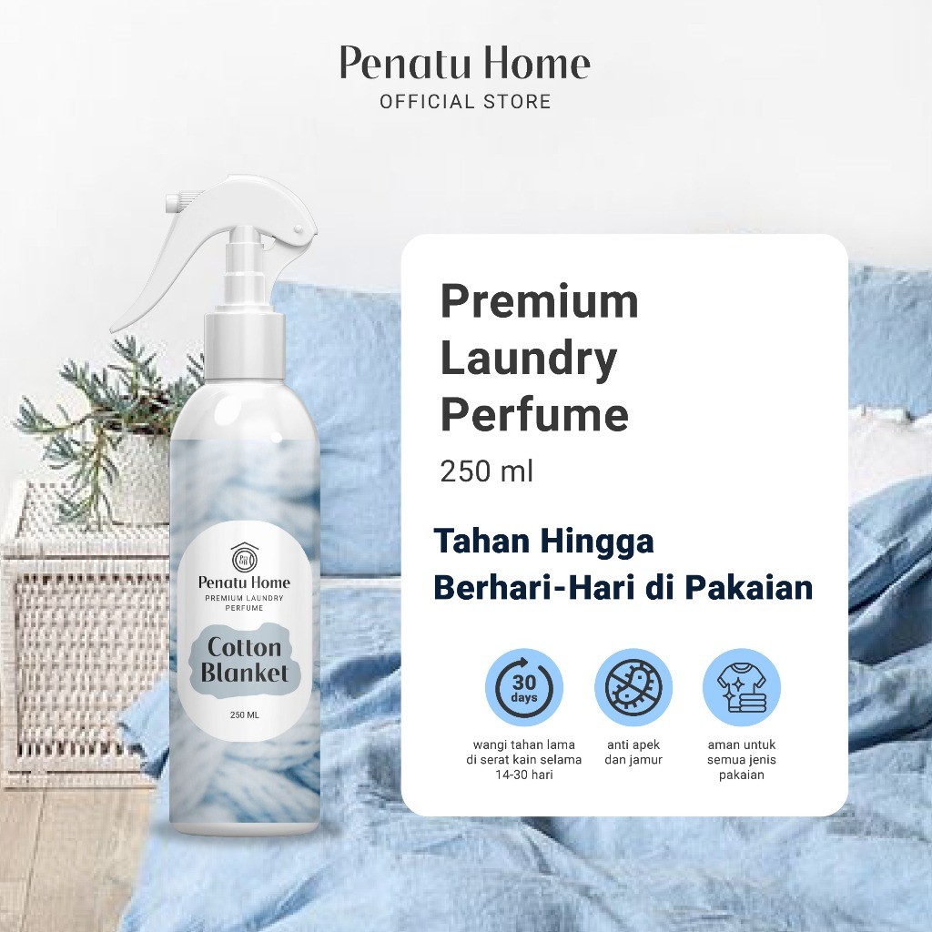 Parfum Laundry Premium Penatu Home -  Cotton Blanket