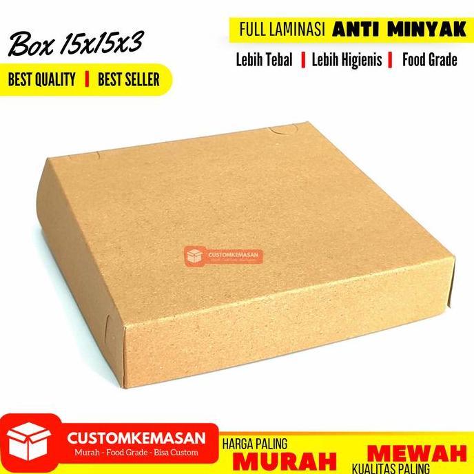 Kotak Roti Canai maryam 50pcs / Dus Box Kemasan Roti Maryam /  Kemasan Roti