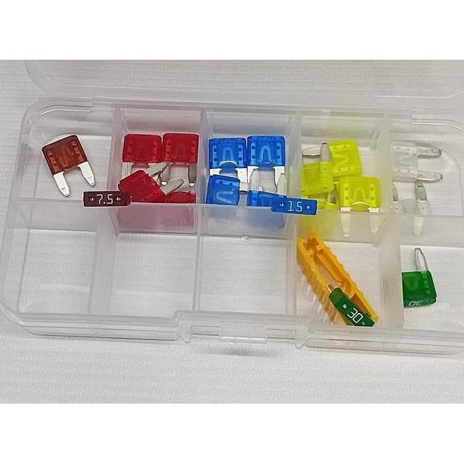 paket fuse tancap sekring motor mobil Blade mini kecil 20 PCS MIX ORIGINAL ASLI AVANZA XENIA