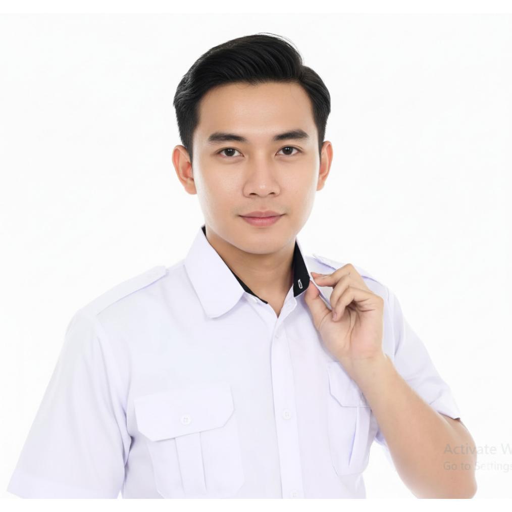 Termurah  (Promo) Baju Dinas Putih Pria Lengan Pendek Seragam Pns Putih Pria Kemeja Pdh Putih Pns Pr