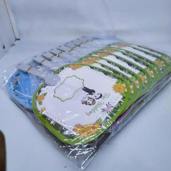 Souvenir Suvenir Kipas Wedding Plastik Pernikahan Nikah Unik