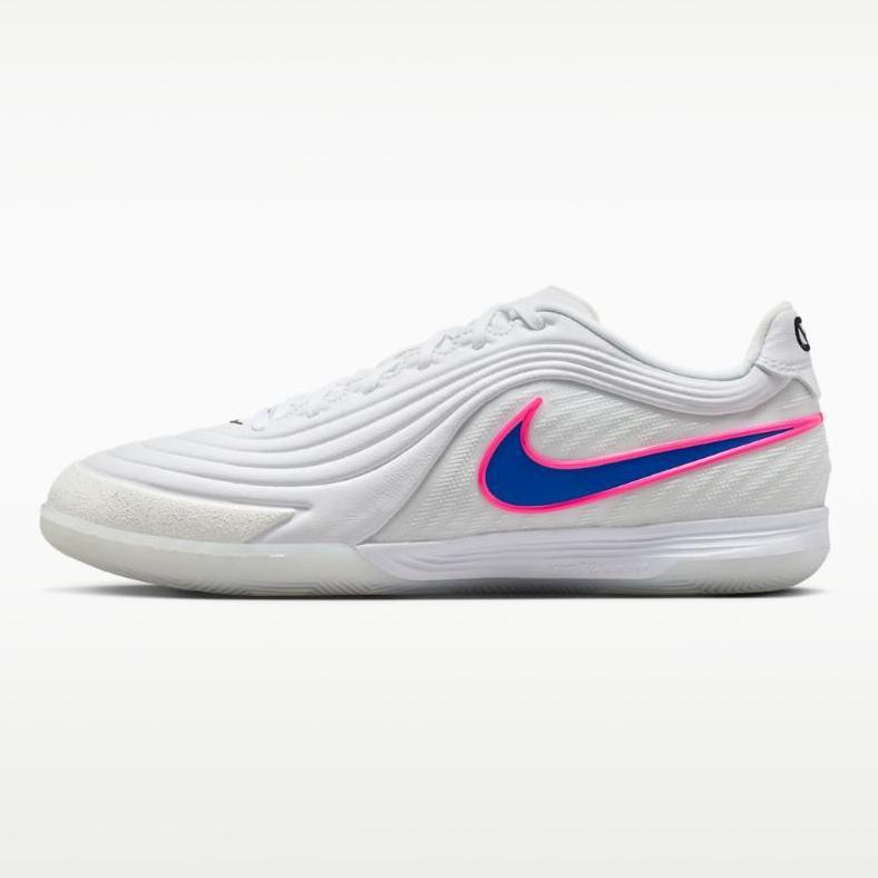 BIG PROMO Sepatu Futsal Nike Tiempo Reactgato IC - White Racer Blue Pink HQ3159-146 Original