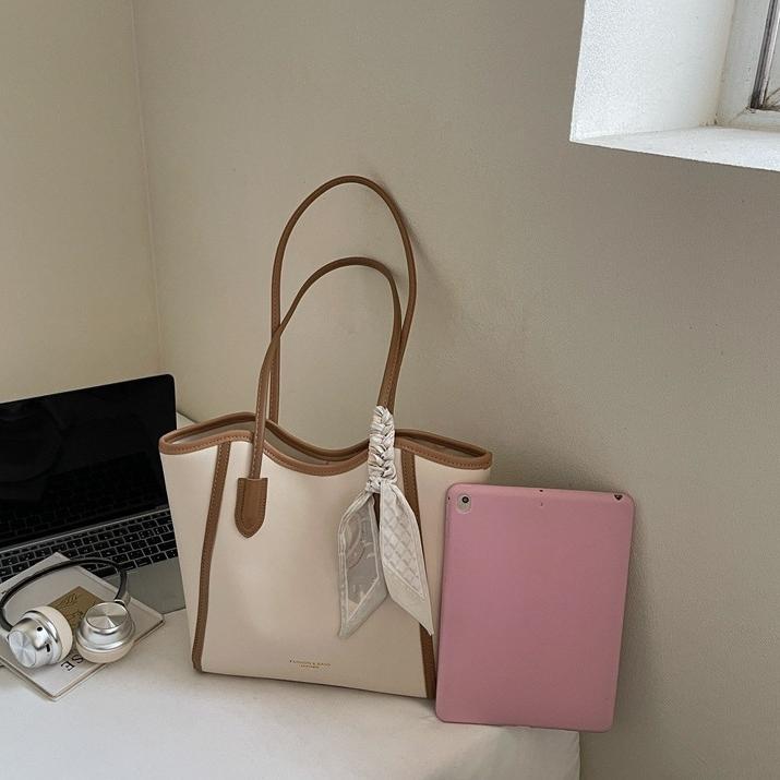 promo terbaru zyha tas tote kulit asli wanita / tas sandang kulit besar