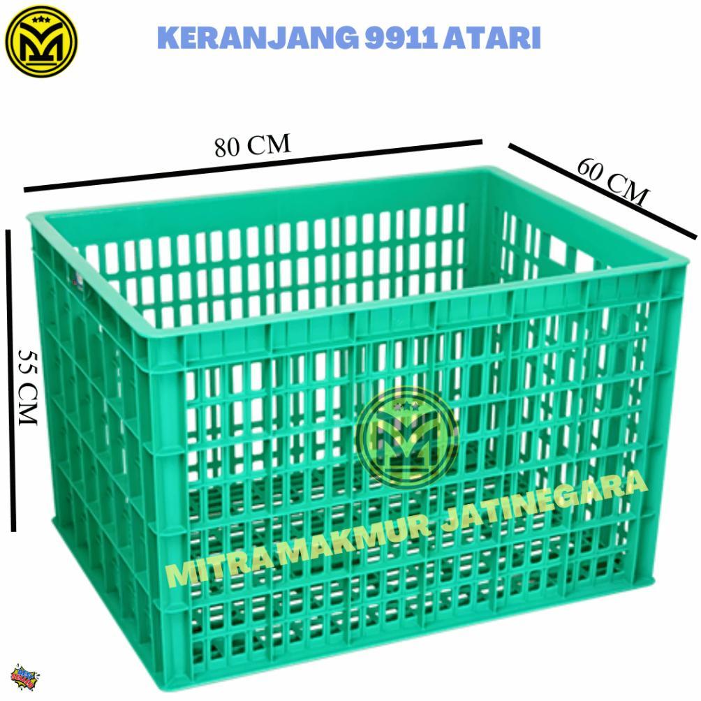 SALE KERANJANG INDUSTRI JUMBO 9911 2225 LR / CONTAINER INDUSTRI RODA / KRAT PLASTIK JUMBO