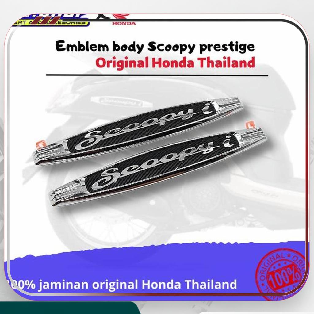 Emblem Body Scoopy I Prestige All Series Original Honda Thailand