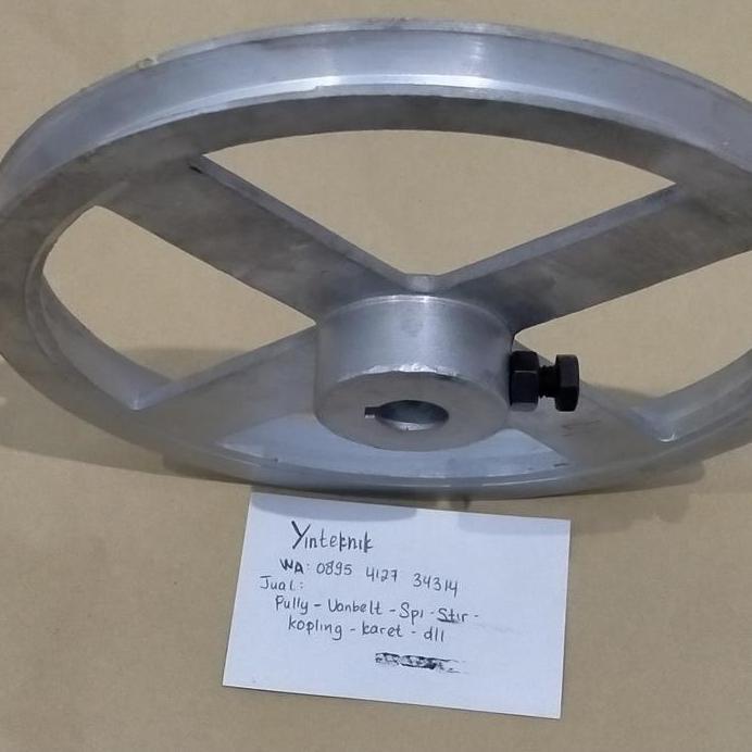 pully alumunium A1 8inch as 28mm