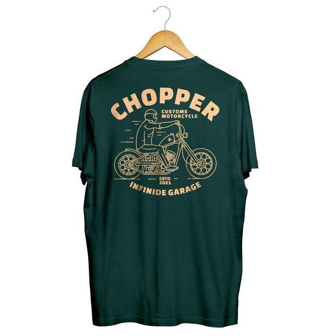Infinide T-Shirt Original CHOPPER Kaos Distro Cotton Combed 24s