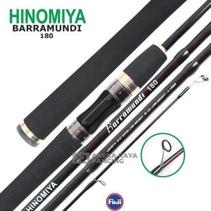 joran hinomiya barramundi ulir 180 high carbon | ring fuji 8-16lb