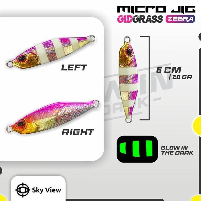 Umpan Micro Jig 20 Gram GID Double Assist Hook Mikro Jig 20 Gram
