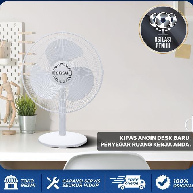 SEKAI Kipas Angin Duduk / Kipas Angin Meja 12 Inch - DFN 1217 / DFN 1218 LS