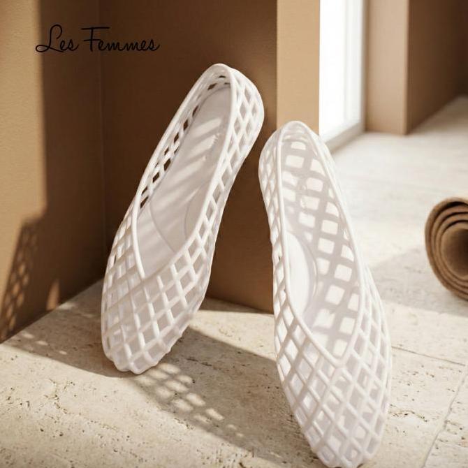 Sepatu Wanita Noni Jelly Flat Shoes L80 2509004 Les Femmes