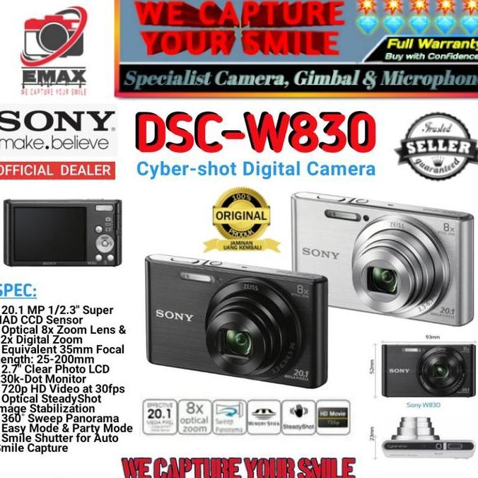 SELLER_PAINDAN - SONY CYBER-SHOT DSC-W830 DIGITAL CAMERA POCKET SONY W830 CYBERSHOT SONY W 830 KAMER