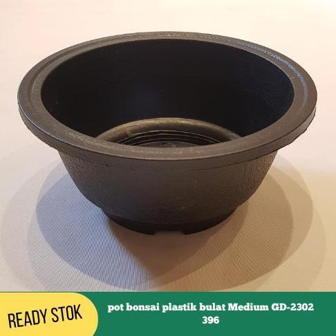 Parkz- Pot Bonsai Plastik Bulat M  396