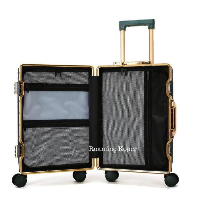 Walkz- Roaming Koper T088 Kabin Size 20 Inch Sd Bagasi Size 28 Inch Aluminium Frame Tsa Lock 4 Roda 