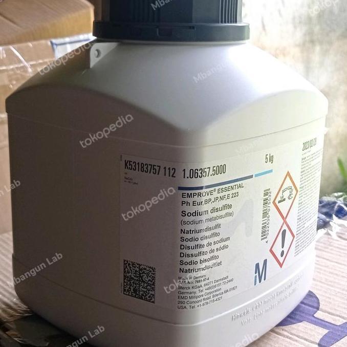 sodium disulfite Merck / sodium metabisulfite Merck Ecer 100G