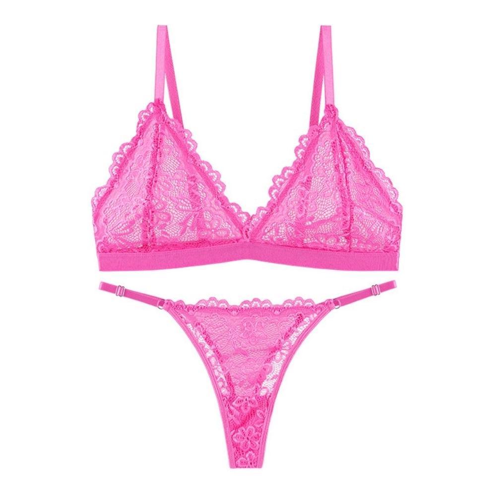 BEST SALE BEVERLY JEAN - ODETTE SET Setelan Bra Tanpa Kawat + CD Gstring Lace Bralette Sexy Renda Pa