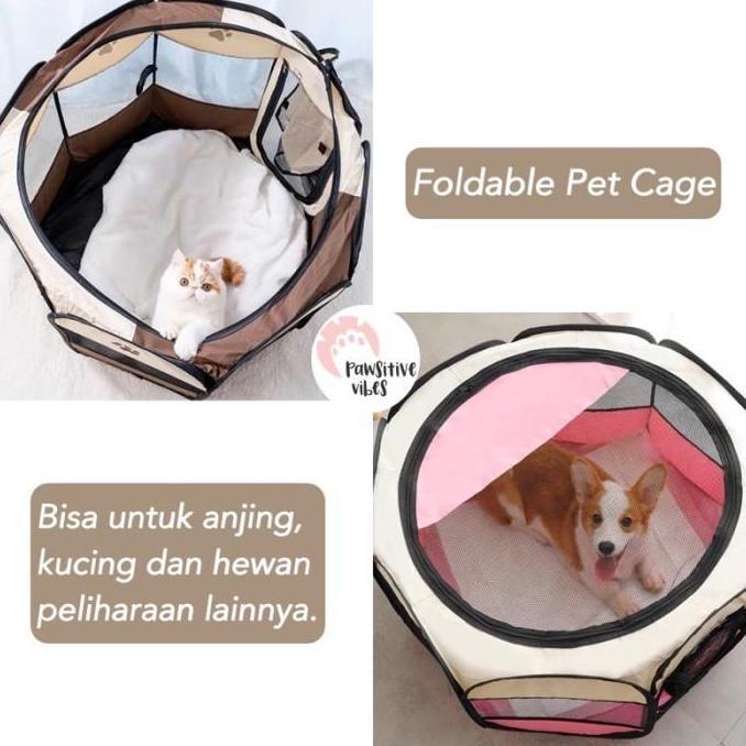 Cod,Bisa- Kandang Lipat Portable - Kandang Kucing Besar- Rumah Kucing Untuk Mel