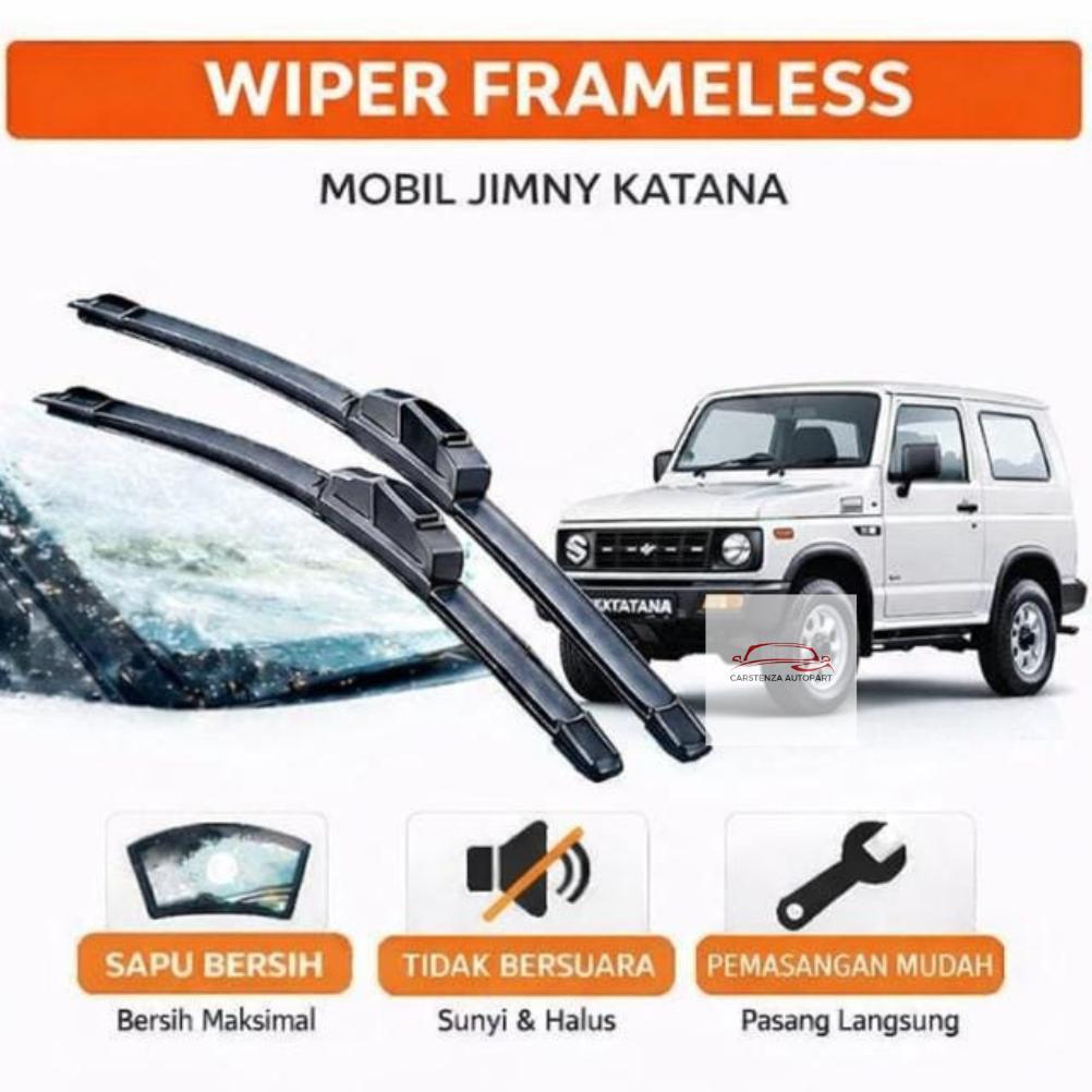 HOT PRODUCT WIPER FRAMELESS JIMNY KATANA WIPER JIMNY KATANA DEPAN WIPER 1 SET