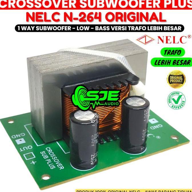 Nach- Crossover Subwoofer Plus 1 Way N264 Nelc Crosover Sub Subwofer Low Bass Sub Woofer Crossover P