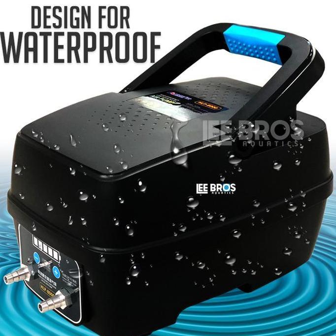 Duniaikanqita- Aerator Resun Acdc Terproof Bertahan 9-150 Jam Super Strong / Aerator Kolam Ikan Koi 