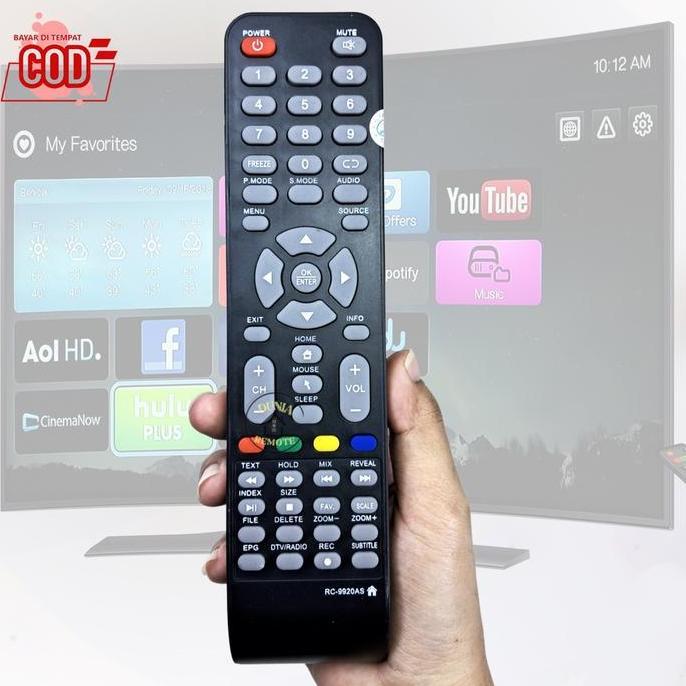 Lansungkirim- Remote Tv Akari Smart Tv Android Lcd Led Rc-9920As