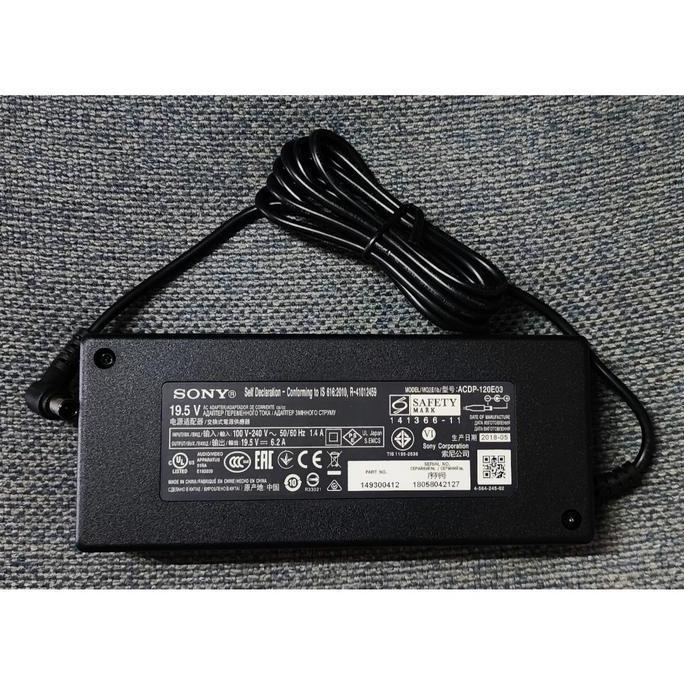 TERLARIS ADAPTOR TV LED SONY 19.5V 6.2A 6.2AMP 6.2 AMPER ORINAL - TIDAK BERIKUT KABEL