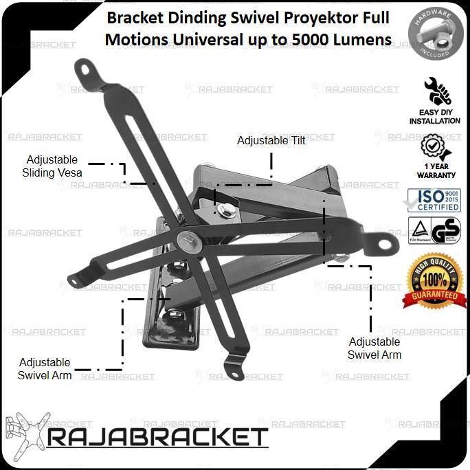 Lansungkirim- Braket Breket Bracket Proyektor Dinding Fleksibel Universal | Bracket Projector Dindin