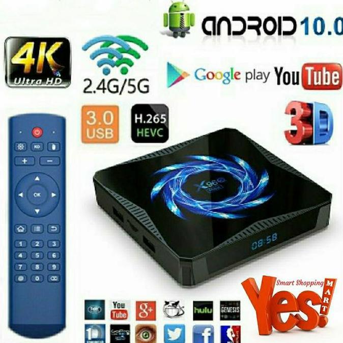 TERLARIS TV BOX X96Q MAX ANDROID 10 ULTRA HD 4K