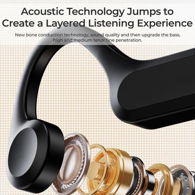Promo Kiip Dts10 / Dts-10 Wireless Bluetooth Headphone Earphone Earset Bone Conduction