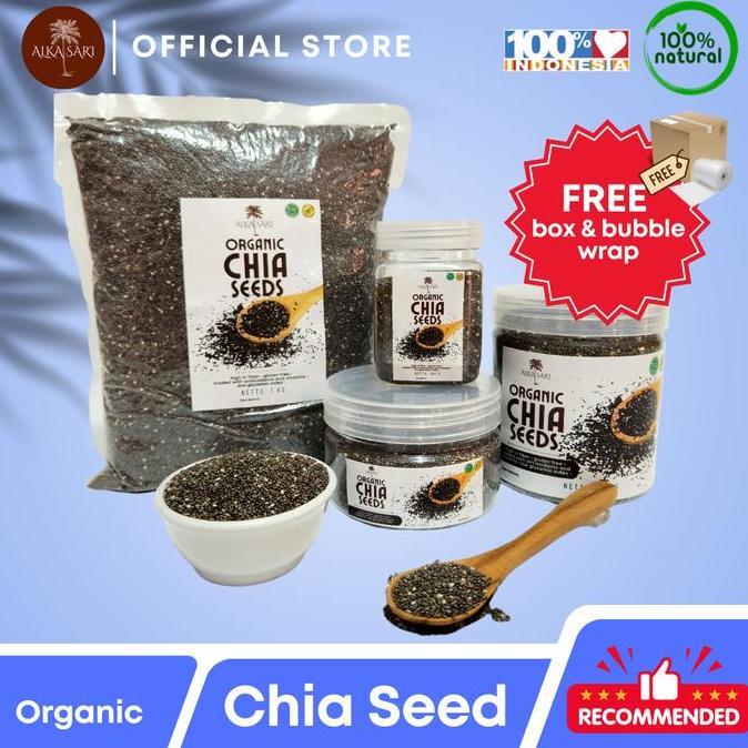 Cod,Bisa- Organic Chia Seed / Biji Chia Seed Untuk Diet