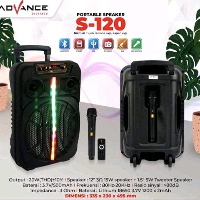 Grosir Sepeker S 120 Advance Terbaru Termurah Speaker Advance
