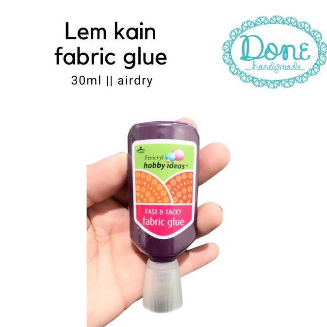 Terjaminmutu- Lem Kain Fashion Glue Kerajinan Tangan Fabric Glue Payet Sprinkle